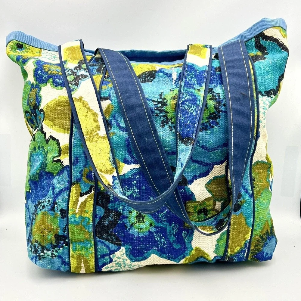 Vintage Upholstery fabric Bags 1960‎ 1970 | Upcycled | Recycled |
